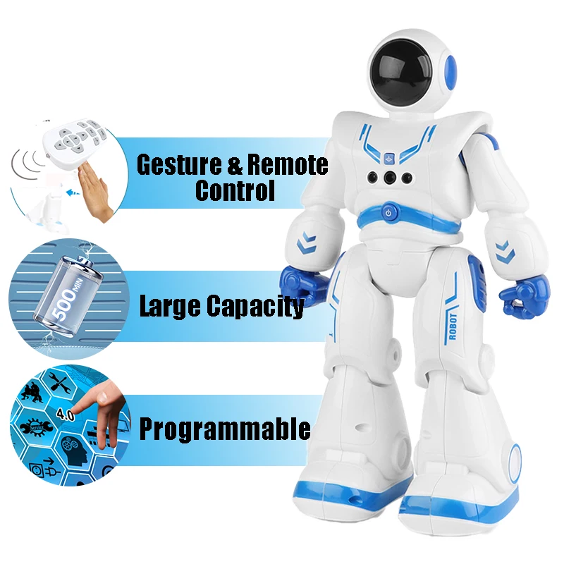 Kids Educational Programmable Toys Gesture Sensing Intelligent RC Robotic Toy Remote Control  Smart Robot Toy for Children