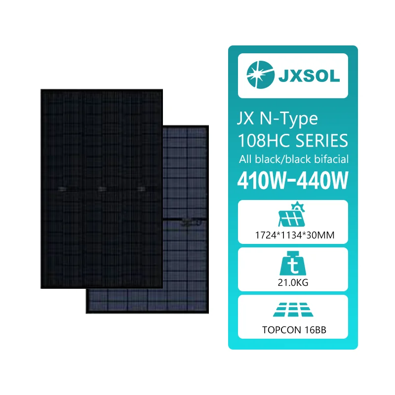 Солнечный моно PV модуль N-типа все черные Pannelli Solari 430W 435W 445W 440W биографические солнечные панели фотоэлектрические