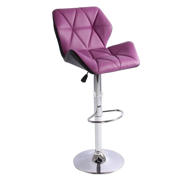 
Wholesale Modern PU Leather With Backrest Swivel Bar Stool for Pub Office 