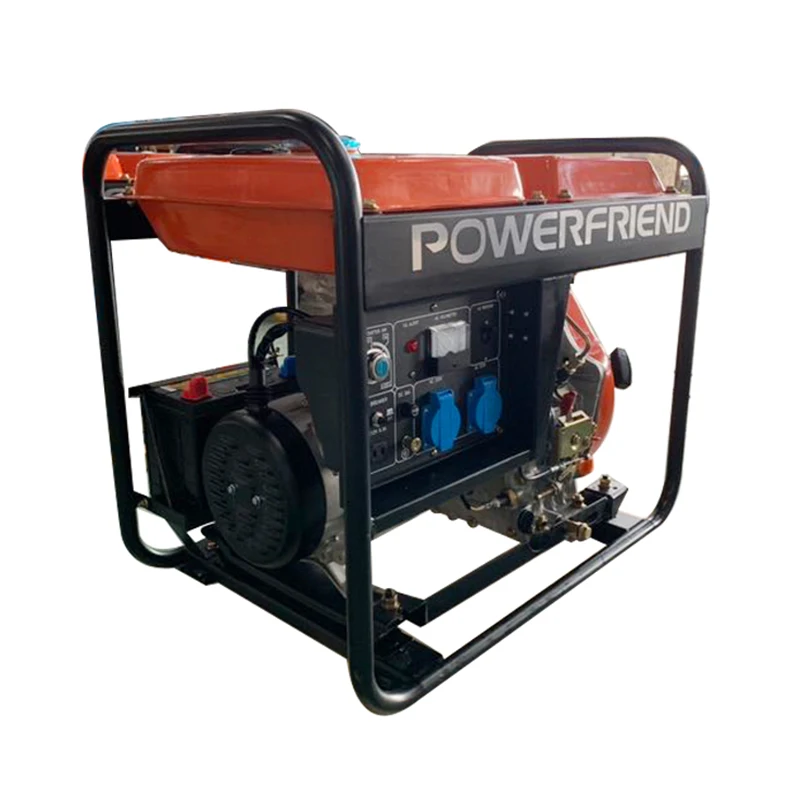 Потребляемая мощность в режиме ожидания 5.5kw открытого типа Дизельная генераторная установка с 5,5 кВт электродвигателя