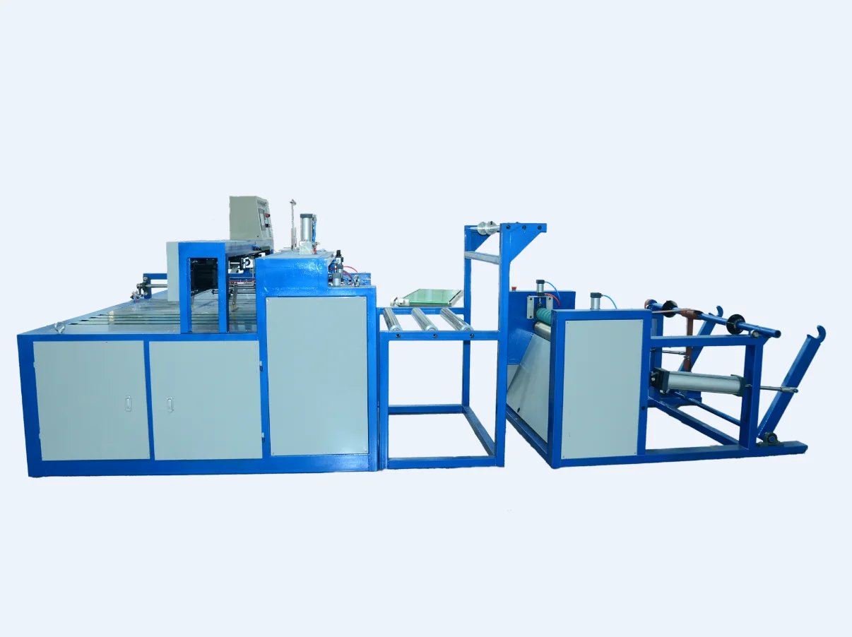 Automatic Plastic woven mesh/leno vegetable/fruit sacks cutting sewing stitching machine PP woven mesh bag making machine