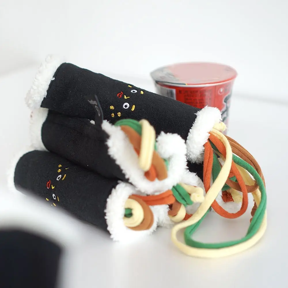 Hot Korean Seaweed Roll Rice Design Cute Pet Dog Chew Toy Dog Slow Feeder Chew Toys