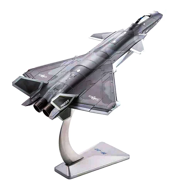 CM-A012 wholesale Business Gift Model Chinese Air Force J-20 stealth fighter 1:48 plane Exhibition