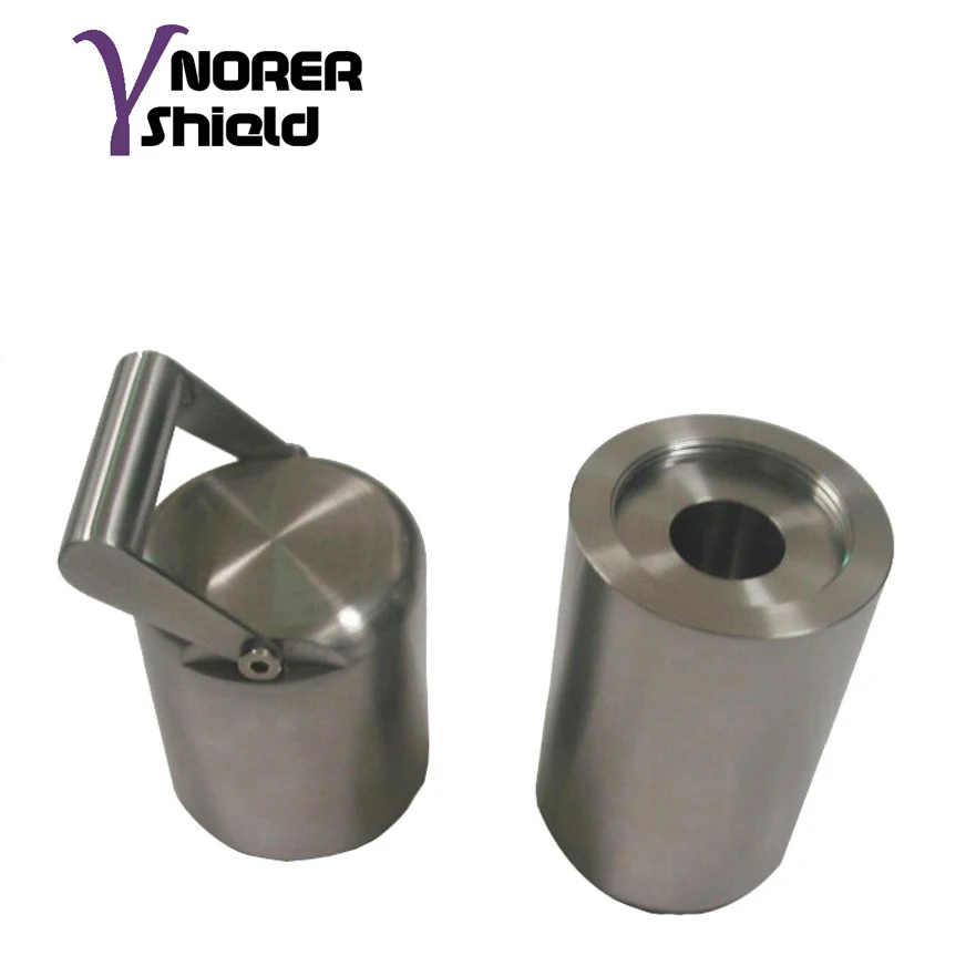 Атомная медицина вольфрама ПЭТ флакон щит-вольфрама контейнер