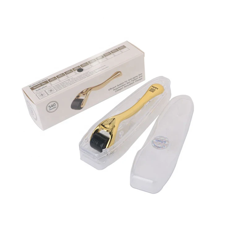 Facial Titanium Micro Needle Roller Acne Scars Freckle Roller Private Label 1mm 1.5mm Micro Derma Roller