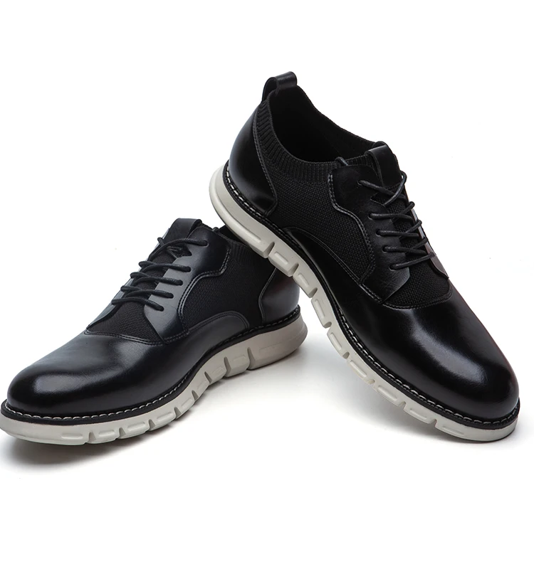 Men Dress Shoes Wingtip Oxfords Casual Dress Sneaker Shoes