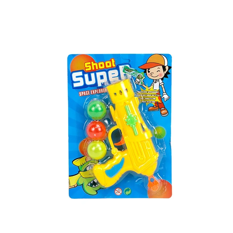 Wholesale Kids Gun Toys Plastic Ping Pong Ball Shooting Gun Toys