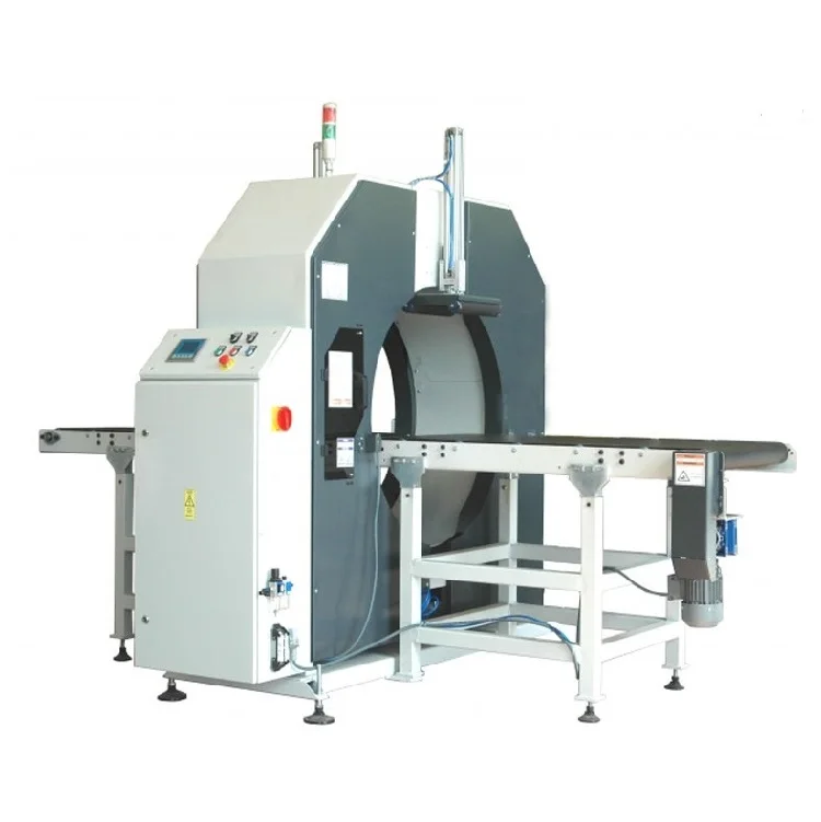 
Advanced quality horizontal orbital wrapping machine with stretch wrapper customized service 