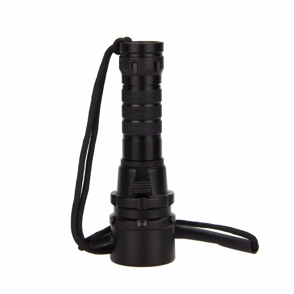 Scuba Diving Flashlights 1200 Lumen IPX68 Waterproof Submerged Lamp Rechargeable Torch Underwater XM-L2 LED Submarine Lights