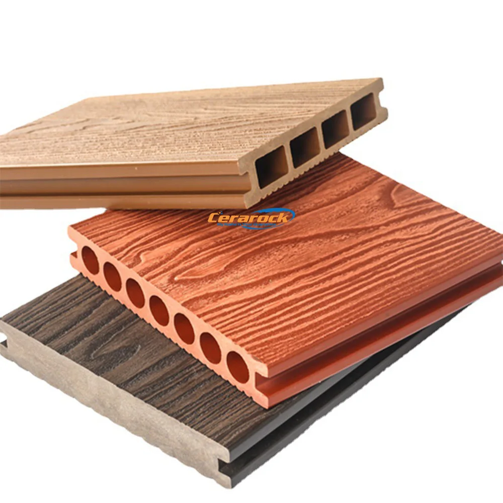 Waterproof outdoor wood plastic composite wpc garden decking flooring