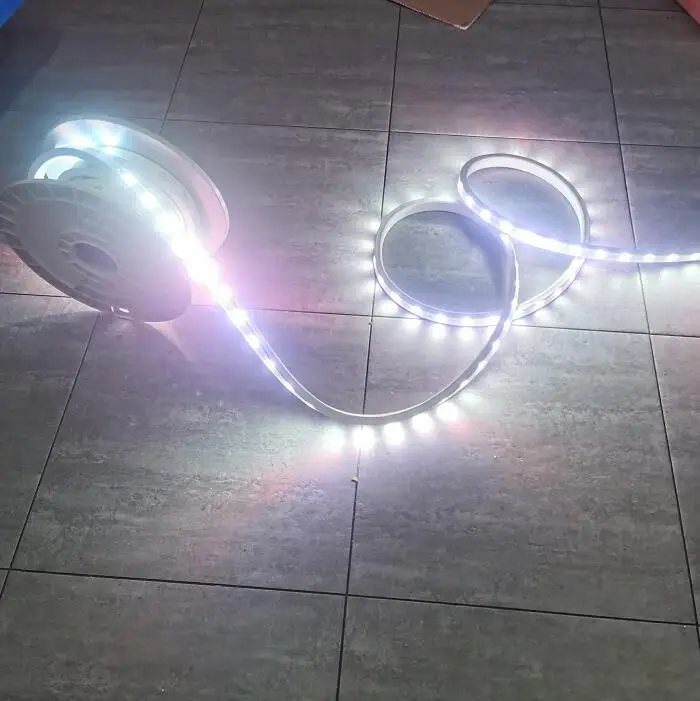 RGBIC decorative wall washer rgb 18w/m wall led light strip 24v outdoor waterproof flexible led wall washing lights