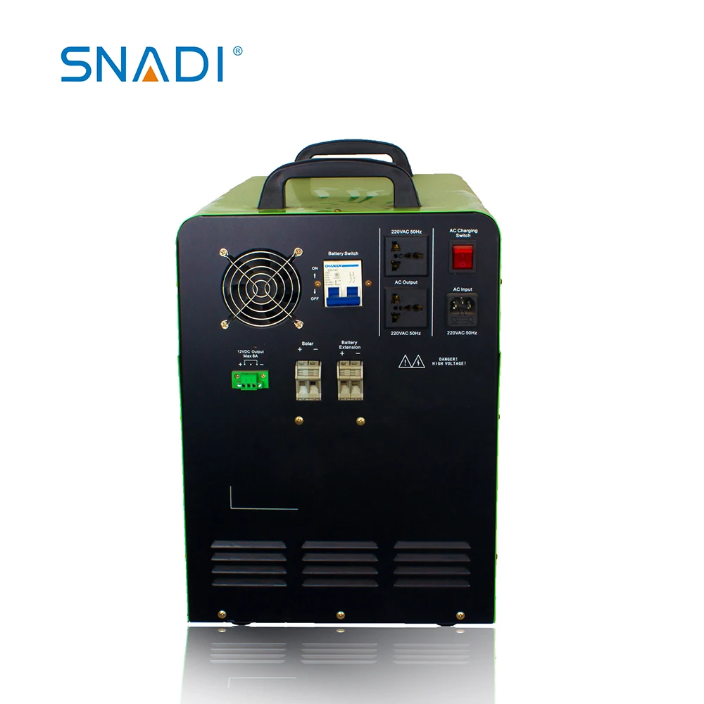 1500w 1.5kw 24v portable all in one solar power off grid system