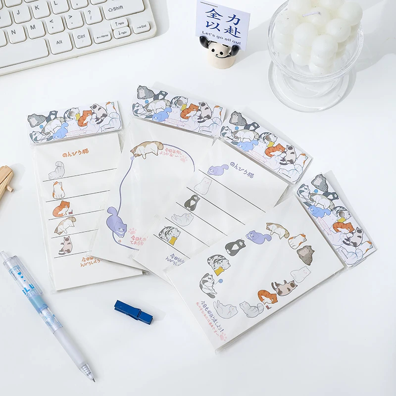 Creative Note Pad Cartoon Memo Pad Cute Little Scratch Pad Loose Leaf Non Adhesive Memo Liste