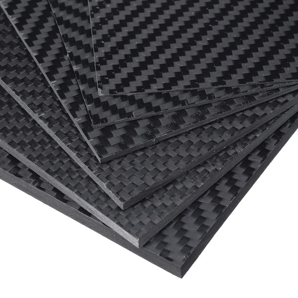High glossy lightweight forged carbon fiber sheet carbon fiber kevlar sheets