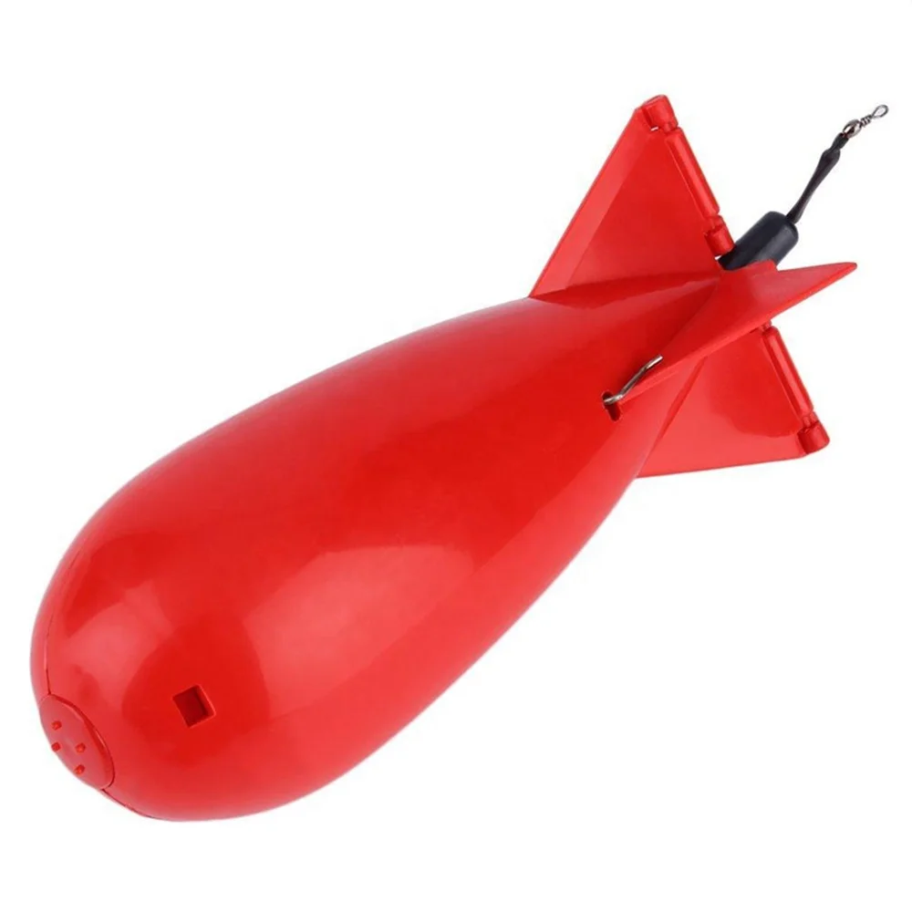 F13V-BB3021 Red Color Large Size Essen Carp Pellets Bait Holder Spomb Fishing Rocket