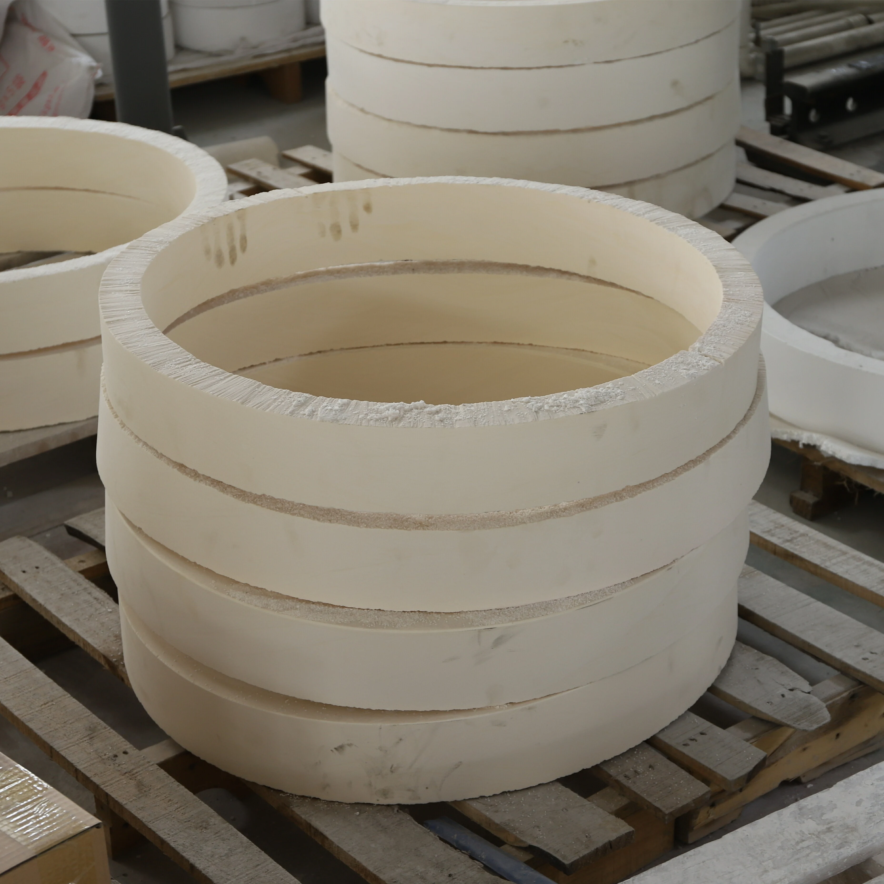 High purity large diameter alumina ceramic tube 99% al2o3 for pipe tube furnace