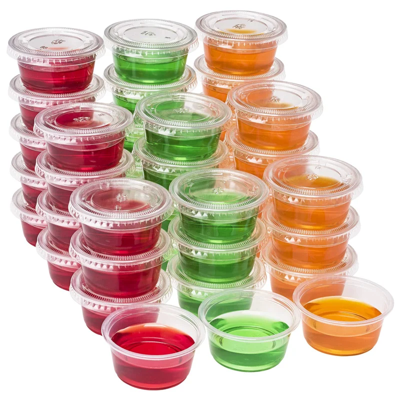Disposable Plastic Take Away Soy Sauces Cups Container Mini Cup