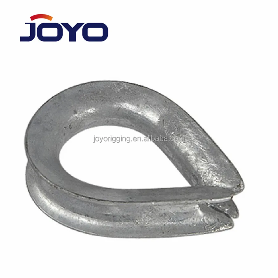 BS464 16mm 20mm High quality rigging hardware  Hot dip galvanized heavy duty wire rope thimble,ISO9001...