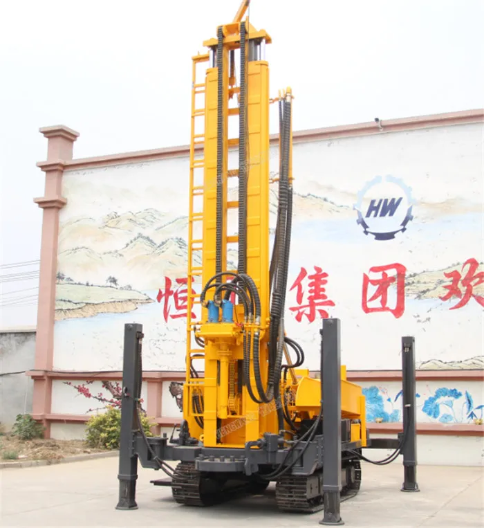 HENGWANG HQZ260 pneumatic drilling rig water well drilling rig