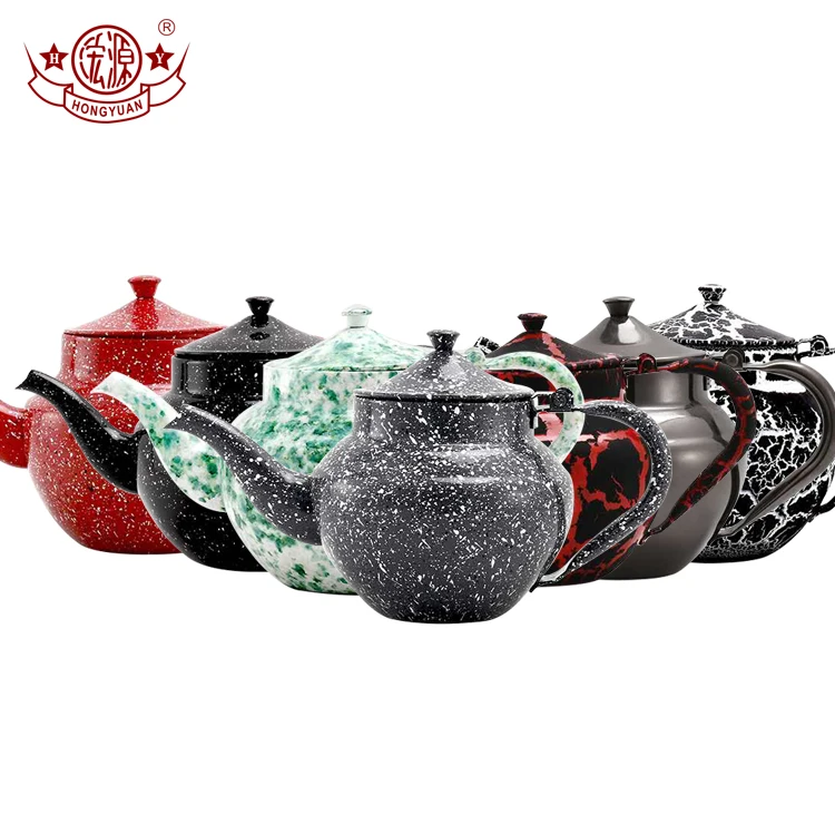 New design multi-color silver plating kettle luxury retro water kettle