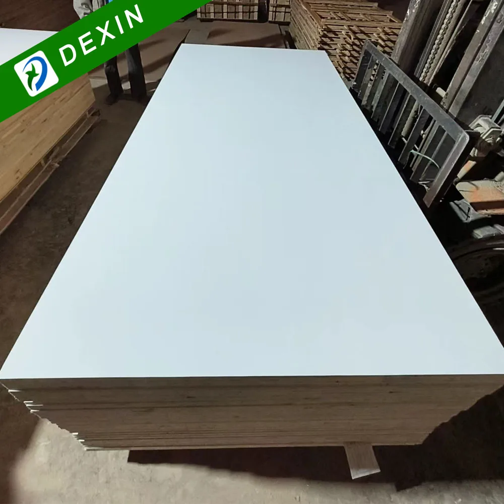 E0 E1 E2 Grade 18mm White Melamine Faced Block Board/Blockboard for Furniture