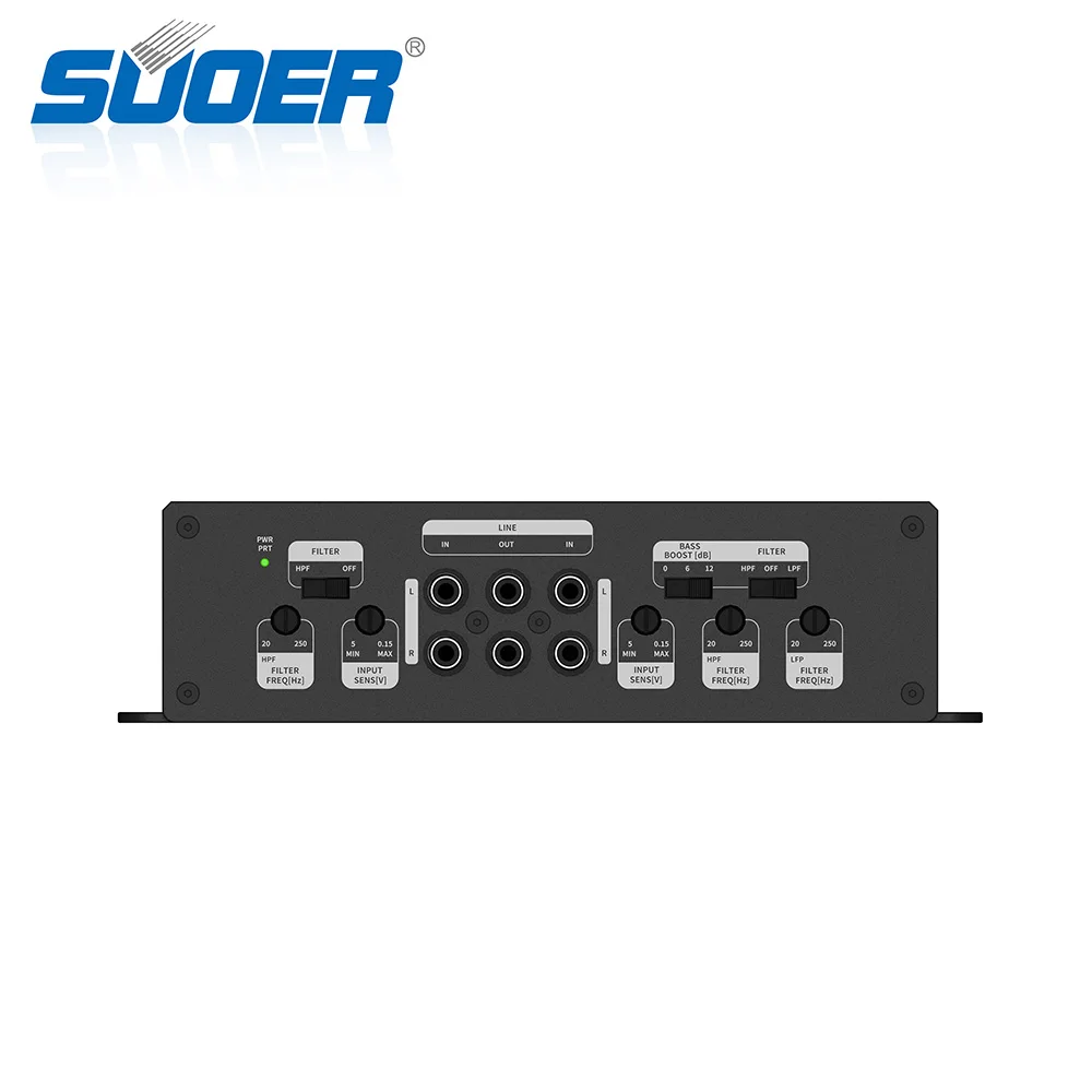 Suoer CA-480 custom OEM and ODM car amplifier 4 channel special design amp
