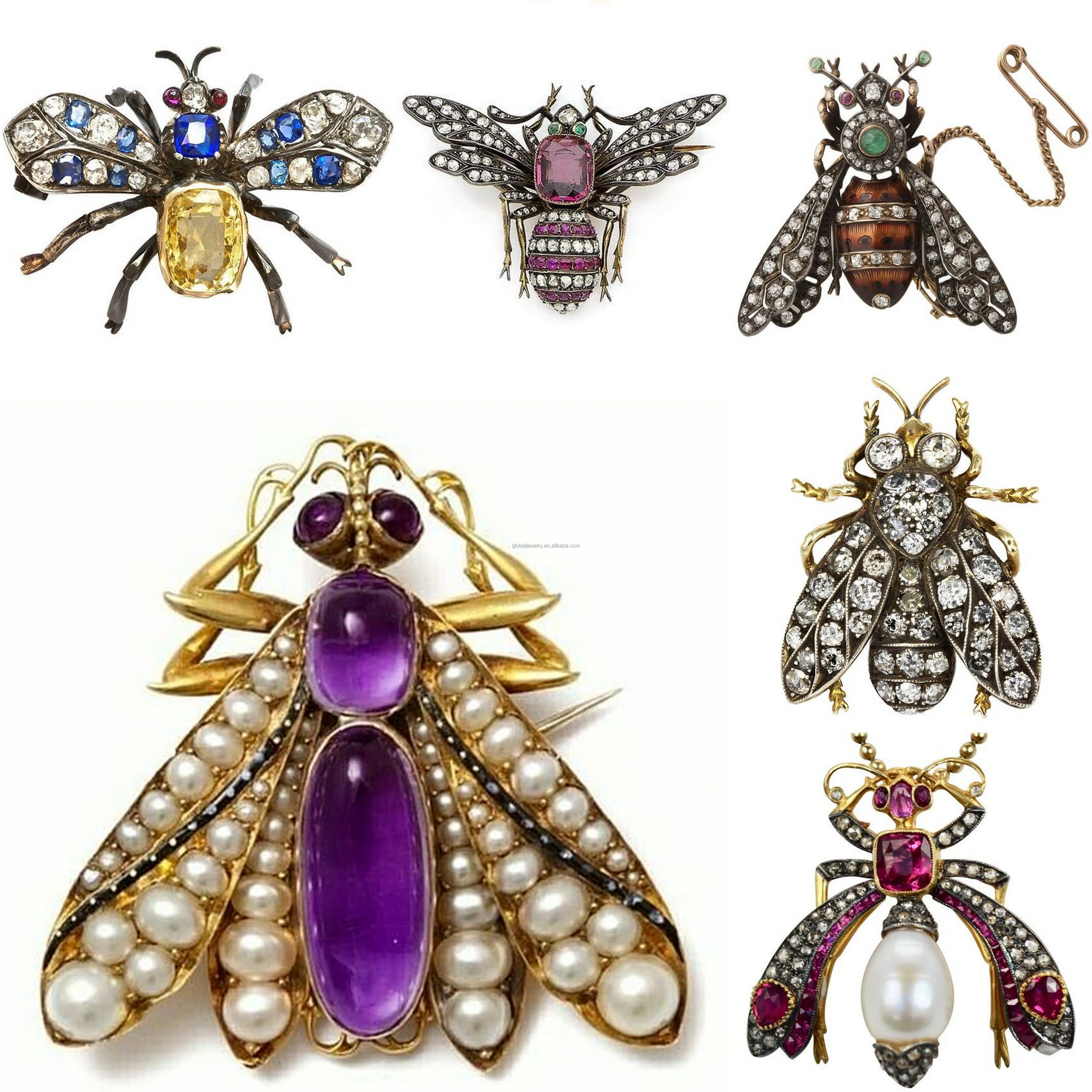 Wholesale  brooch alloy plated brooch bumble bee brooch