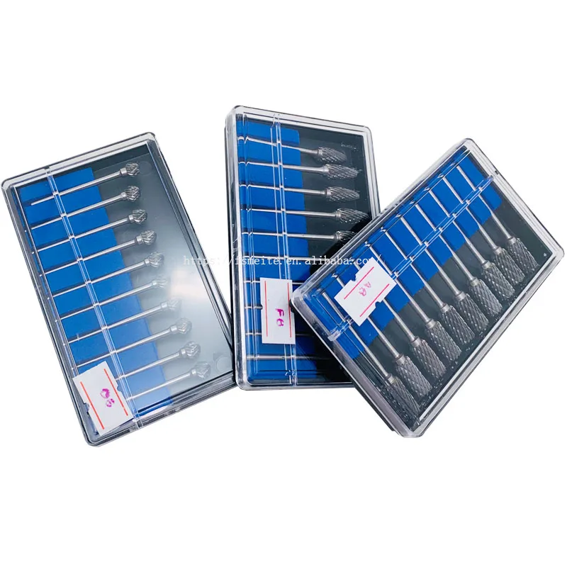 Hot selling low speed dental burs/HP tungsten steel carbide burrs lab burs tooth drills for micromotor