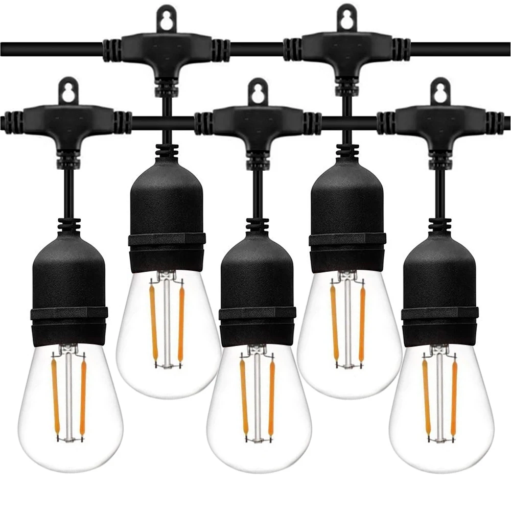 Hot product garden party decoration string lights parts electric edison bulbs led bulb