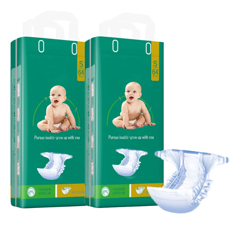 Bamboo Charcoal Fabric Breathable Disposable Baby Diaper Degradable