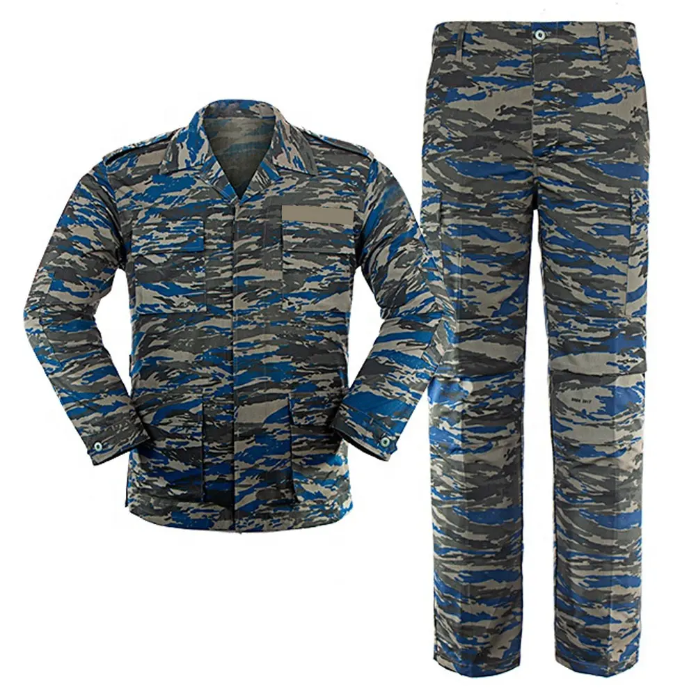 Fast Delivery Good Sewing Army Uniform Unisex Sweat Absorbing  Dirt-proof Ceremonial Tactical Camouflage Army Military Uniform