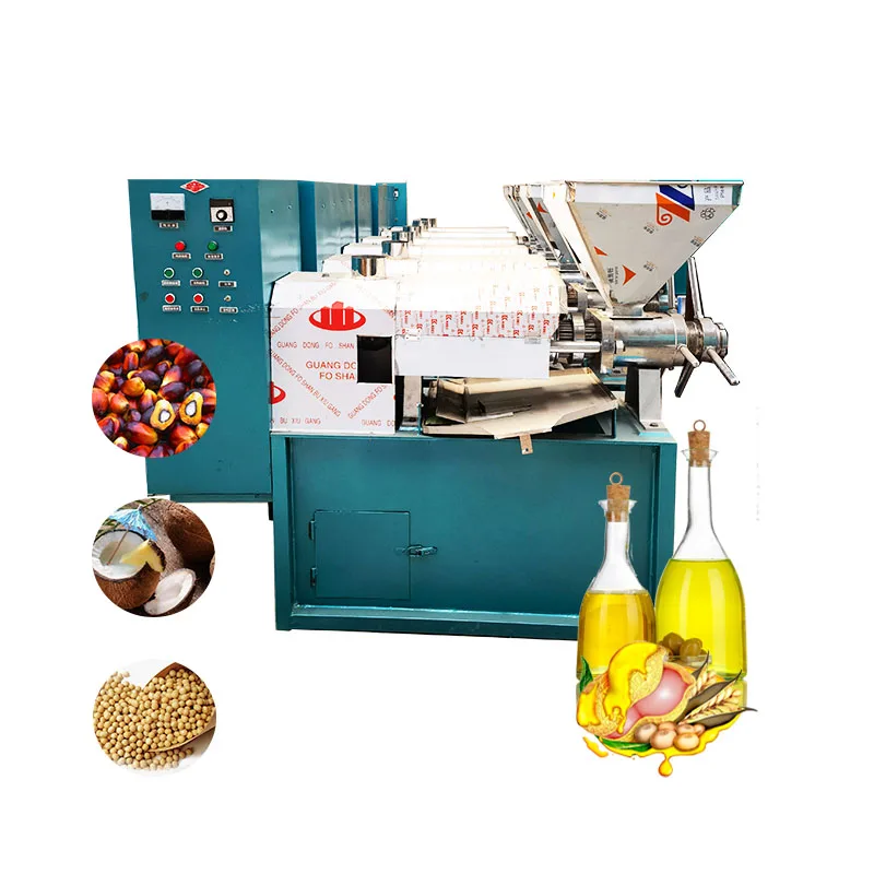 Automatic professional factory price peanut essential oil screw cold oil press machine production line