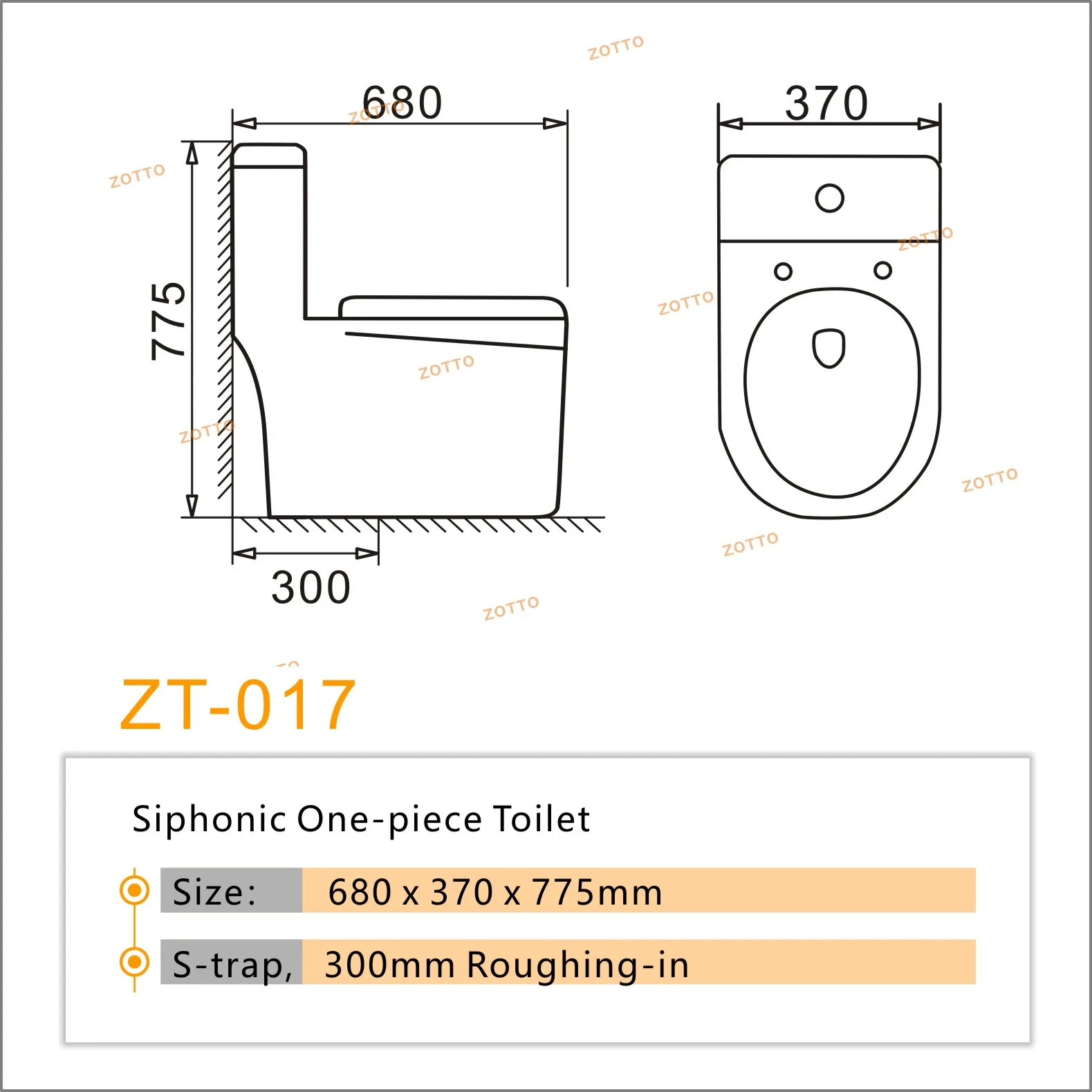 Chinese High Quality Sanitary Ware brands Southeast Asia Hot Sale Top Grade Siphonic One-piece Toilet