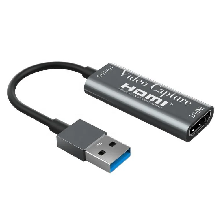 
60Hz New Style Metal USB3.0 to HDMI Video Capture Card Full HD Capture Card for Game Video Live PS4/XBOX Computer 