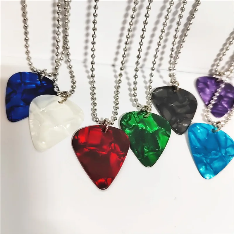 Strange Things Eddie Munson Necklaces ST Merchandise Guitar Pick Eddie Earring Rock Music Gifts for Kids Girls Teens Women Men