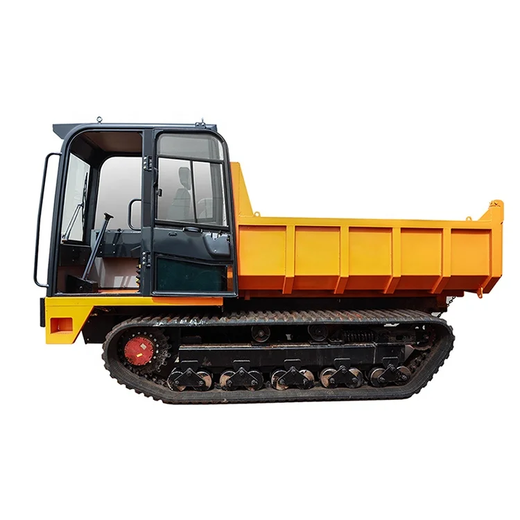 Epa China Self-loading Mini Crawler Transporter Rubber Track Dumper