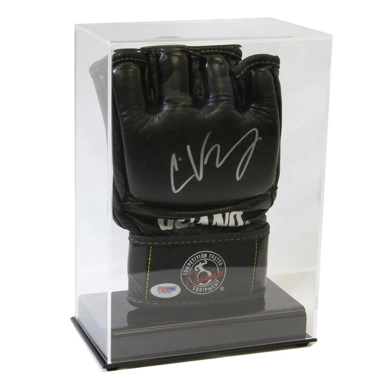 Double UFC MMA Boxing Gloves Display Case Acrylic Vertical MMA Fight Glove Protection Case