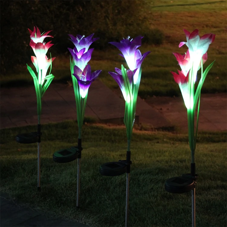 
pathway lights Waterproof LEDs Lawn Flame Flickering Torch Light decorative flower light 