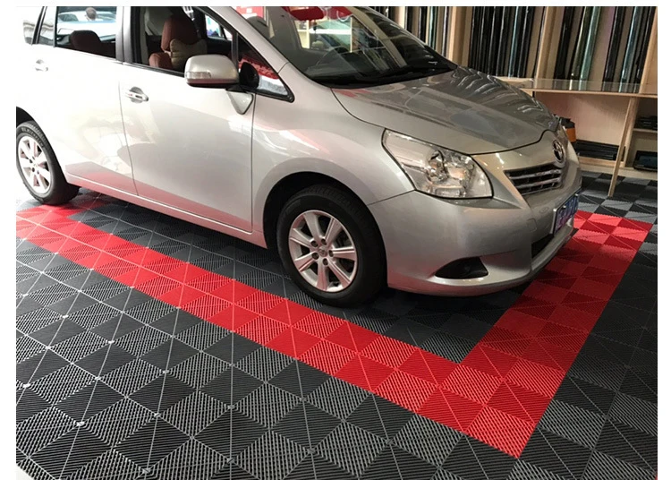 Eco-friendly Customization Custom Workshop Granite Garage Floor Tiles For Sale Interlock Garage Floor Tiles Mats