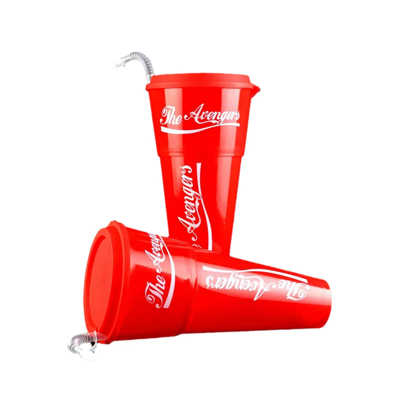 1000ML Disposable Super Large Net Red Plastic Cup Fried Chicken Popcorn Coke Multi-purpose Plastic Cup