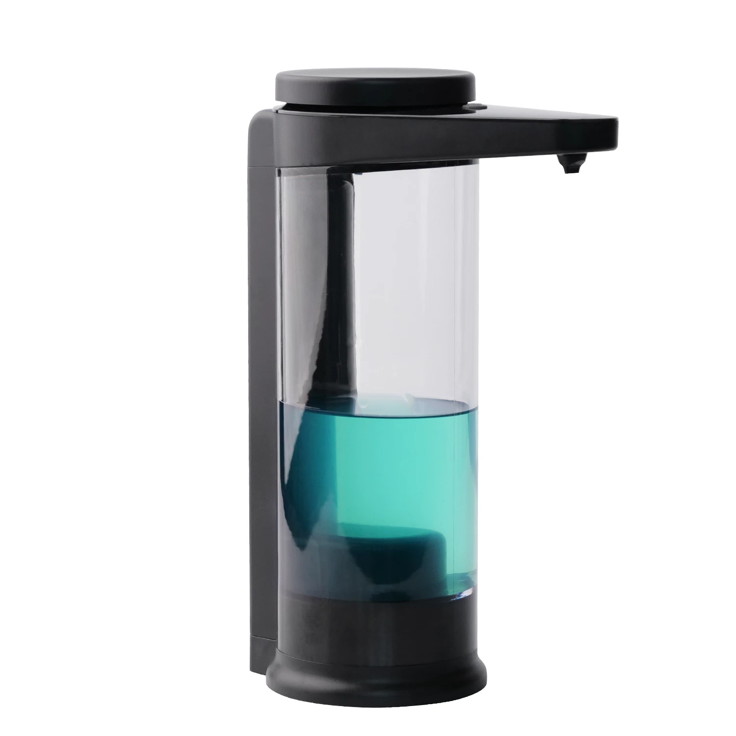 AIKE 17oz. Touch-Free Rechargeable Automatic Liquid smart black Soap Dispenser for Kitchen  Kids adult kitchen dispenser dish