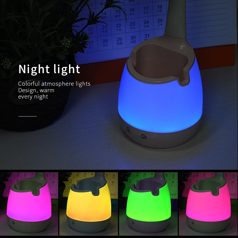 Shenzhen Manjia Lighting LED Table Night Light Battery Lamps Rechargeable Desk Lamp