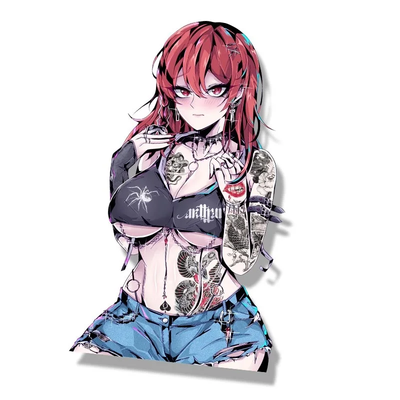 EITE 2024 new design body car sticker custom vinyl waterproof anime characters sticker car decals