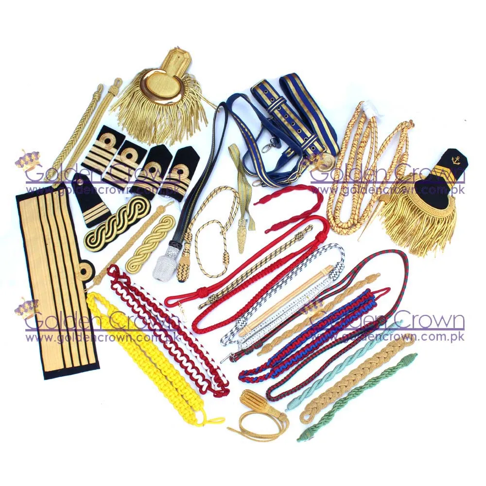 Wholesale Security Uniform Lanyard | Custom Shoulder Cord |  Sword Knot Supplier / hat cord