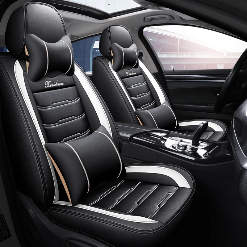 Wholesale Luxury Design Car Seat Cover Full Set PU Leather Car Seat Covers