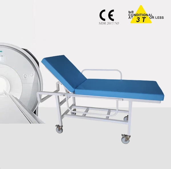 MRI stretcher trolley / 100% Aluminium alloy structure/ for 1.5T and 3.0 Tesla  MR system