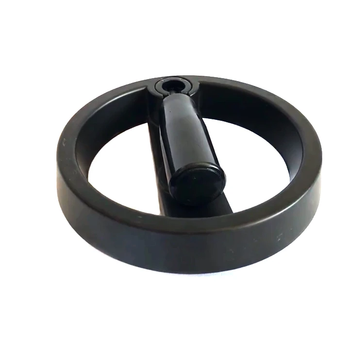 Bakelite round handwheel with rotating handle