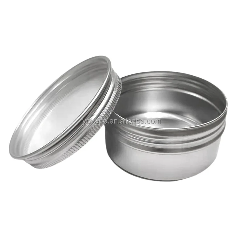 Tin Can Box with Airtight Lid Canister for Coffee Candy Storage 4 Oz 5 Oz 60g 100g 120g 150g Loose Leaf Tea Tin cans Container