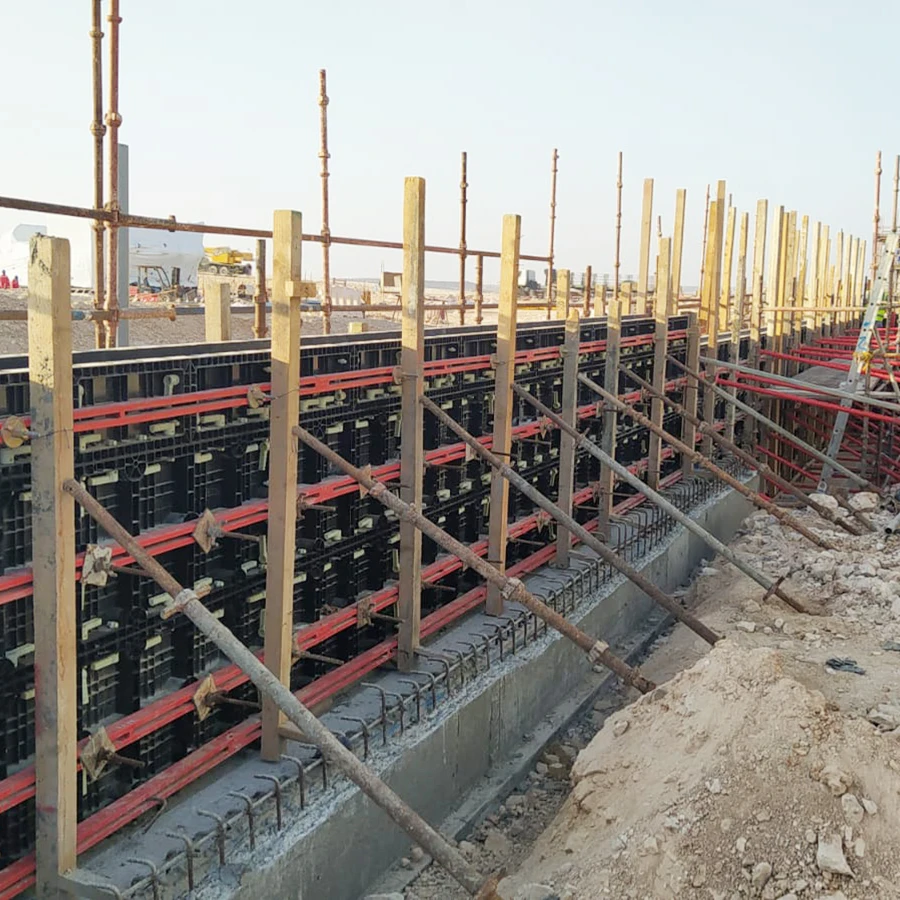 Reused ABS Plastic Formwork Panels for Concrete Column and Pillers