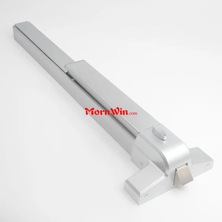 Fire Door Security Device Hardware 1000MM Iron Paint Sliver Push Type Panic Bar Lock